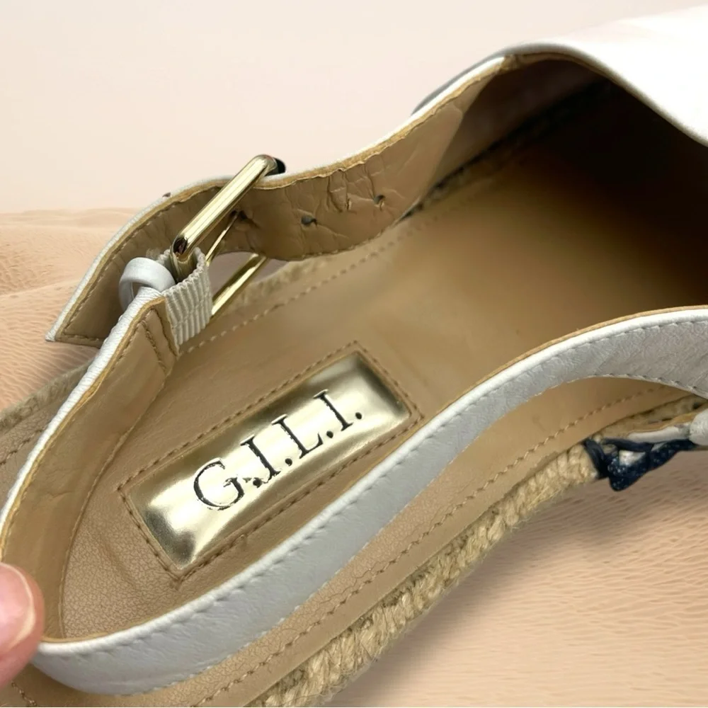 G.I.L.I. Lucinda Women's White Espadrille Sandals